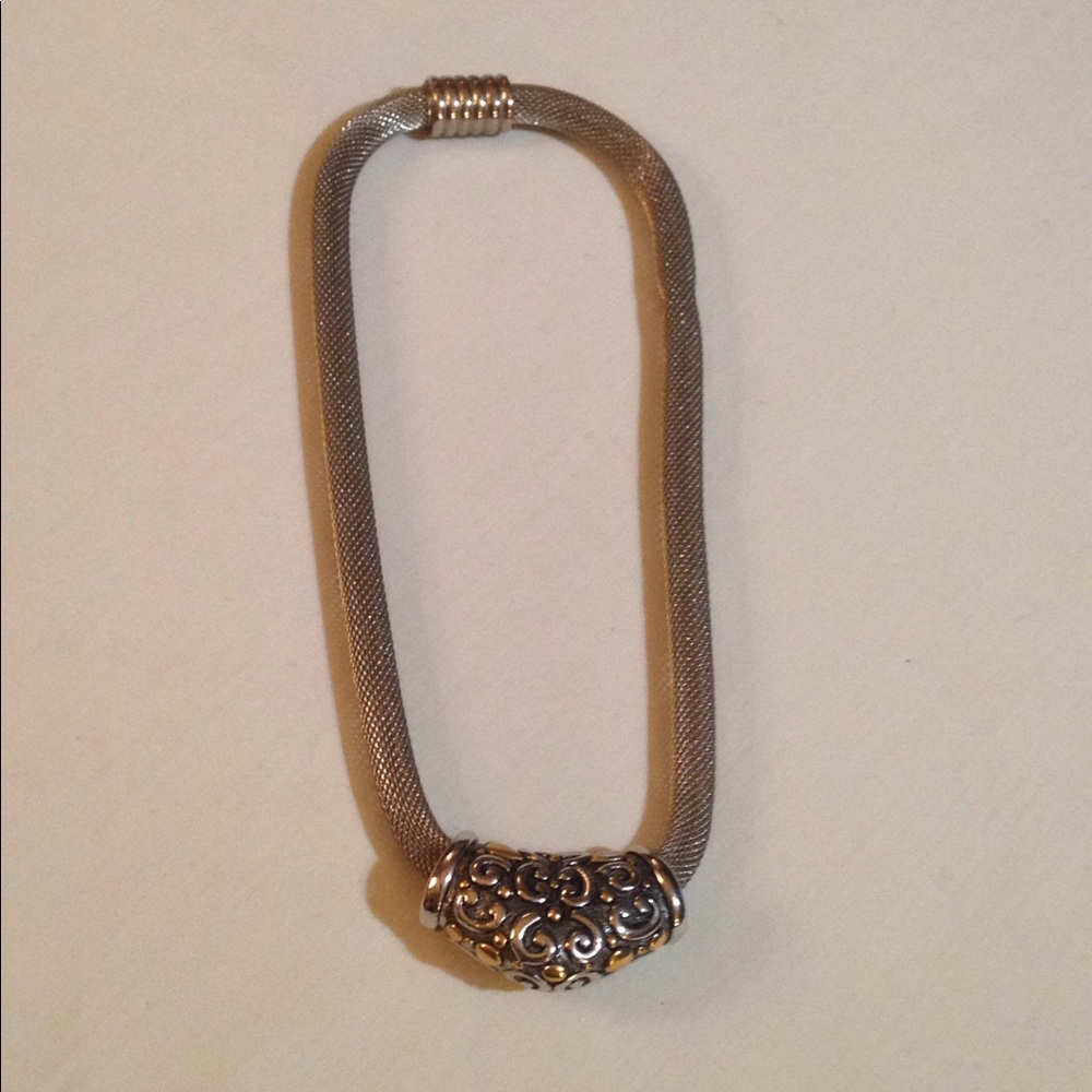 Vtg Double Sided Statement Necklace - image 2